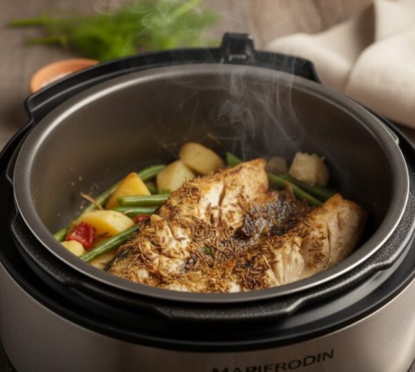 Скумбрия в мультиварке с картофелем