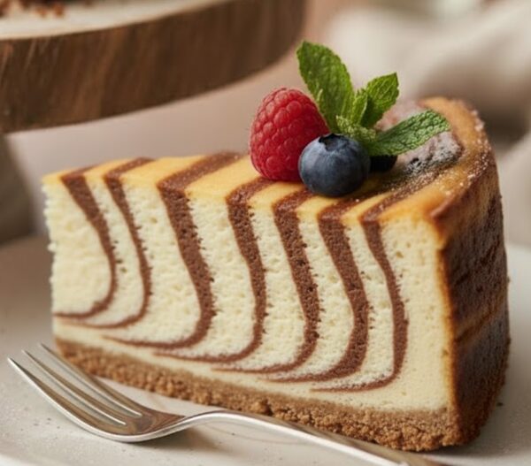 Мраморный чизкейк «Зебра»