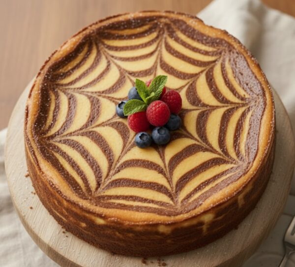 Мраморный чизкейк «Зебра»