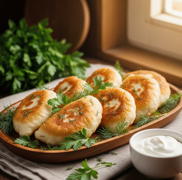 Хрустящие пирожки с картофелем