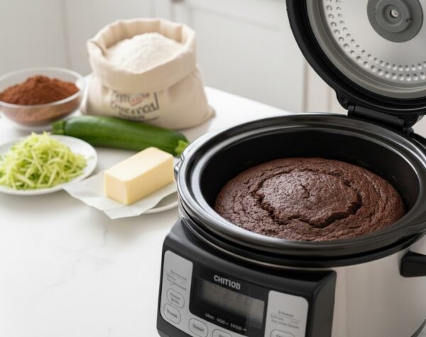 Пирог шоколадный из кабачков в мультиварке