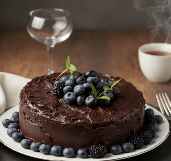 Шоколадный торт без муки