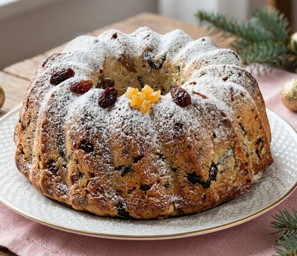 Английский рождественский кекс с сухофруктами