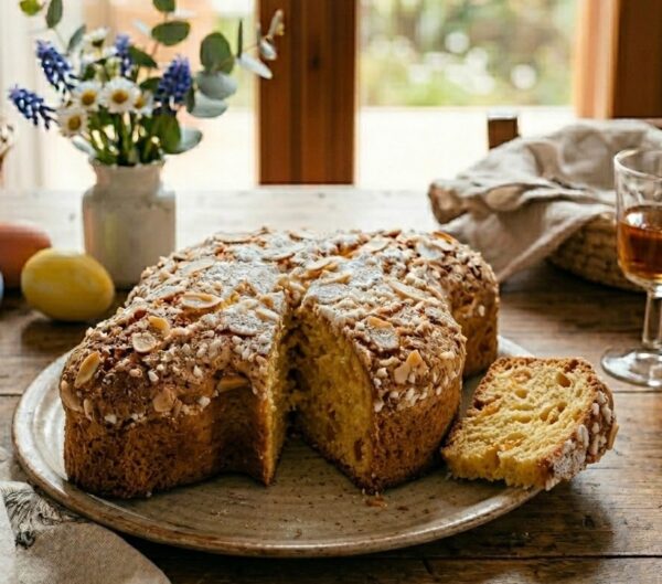 Быстрый итальянский пасхальный кекс