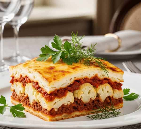 Мусака из цветной капусты