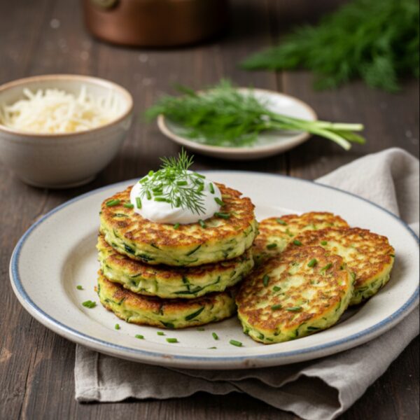 Драники из кабачков с сыром