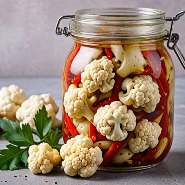 Пикантная маринованная цветная капуста