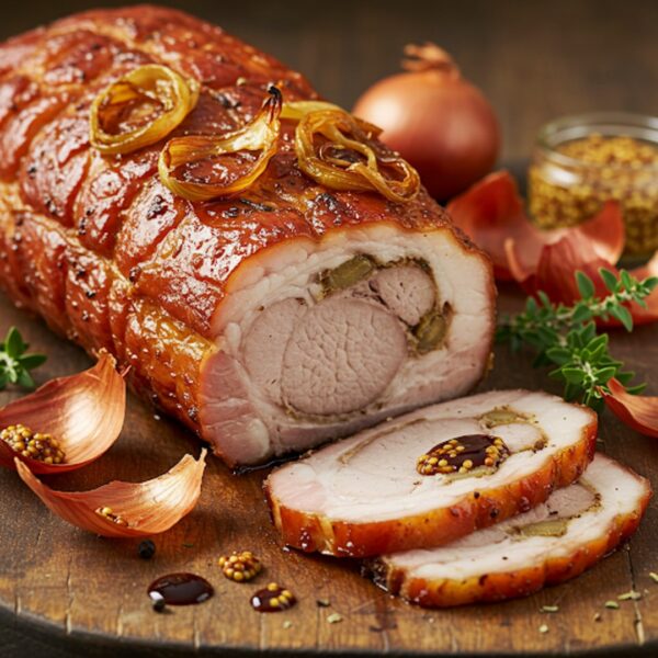 Буженина в луковой шелухе