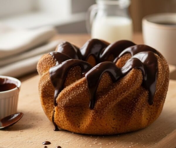 Мини-гугельхупфы с шоколадной глазурью