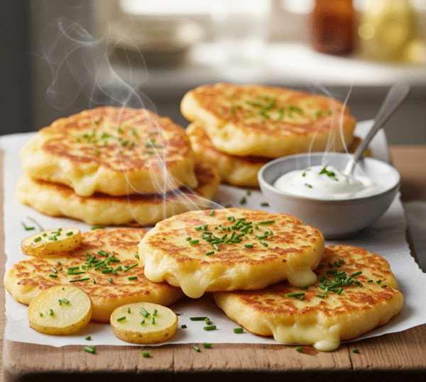 Картофельные лепешки с сыром