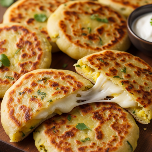 Картофельные хычины с сыром