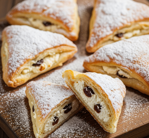 «Мгновенные» пирожки со слоёным тестом