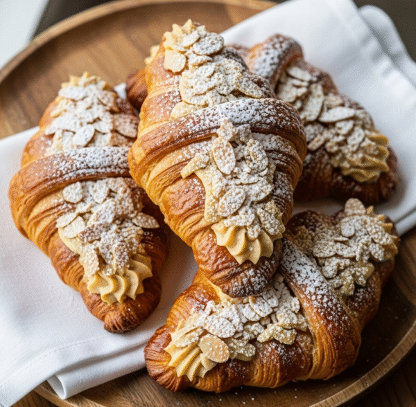 Миндальный круассан с кремом франжипан