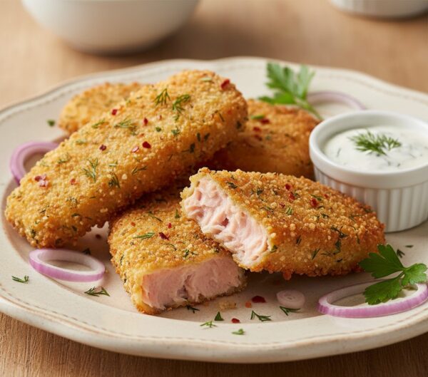 Хрустящая горбуша в ароматном кляре