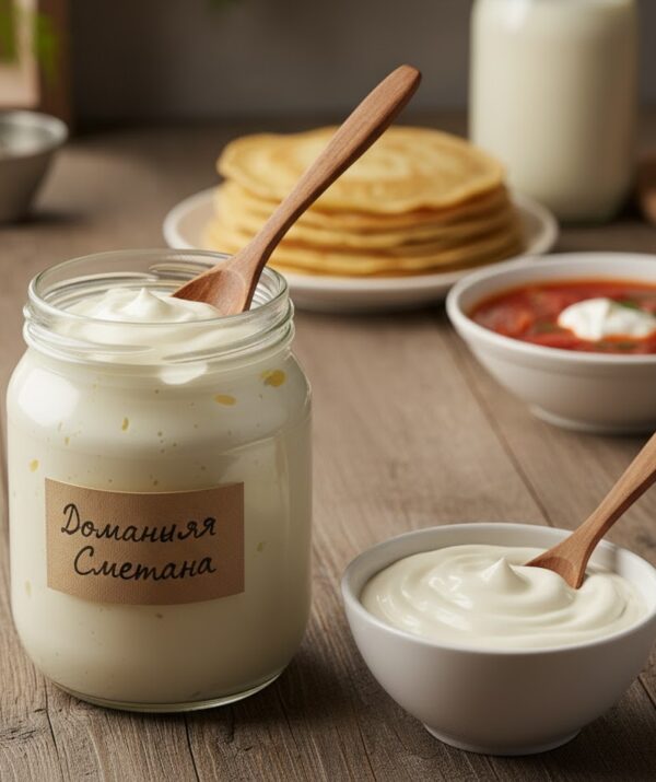 Сметана в домашних условиях