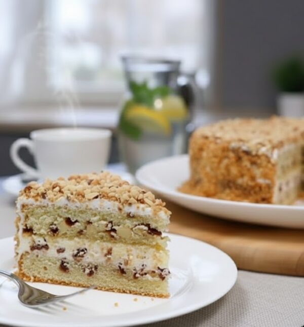 Торт «Польский лимонно-ореховый»