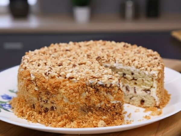 Торт «Польский лимонно-ореховый»