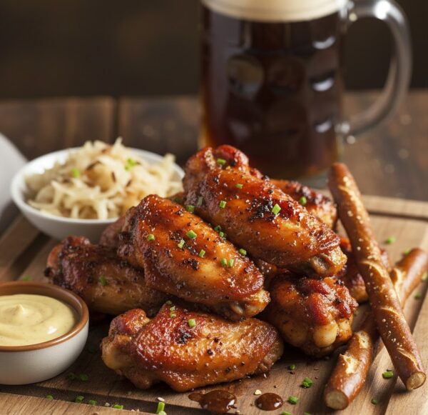 Куриные крылышки по-баварски