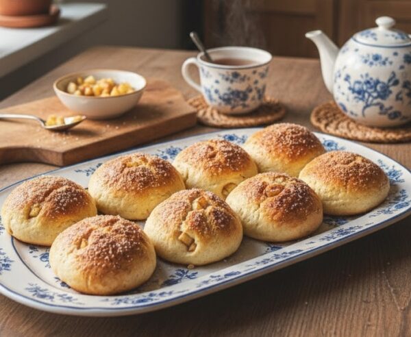 Творожные булочки «Яблочный уют»