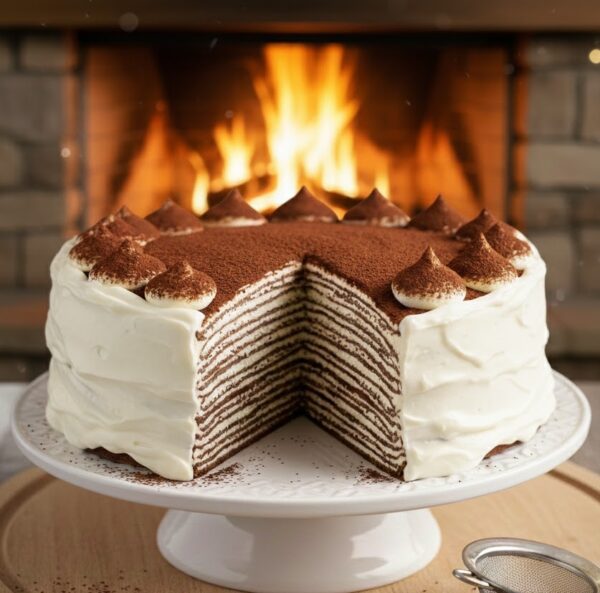 Блинный торт «Тирамису»