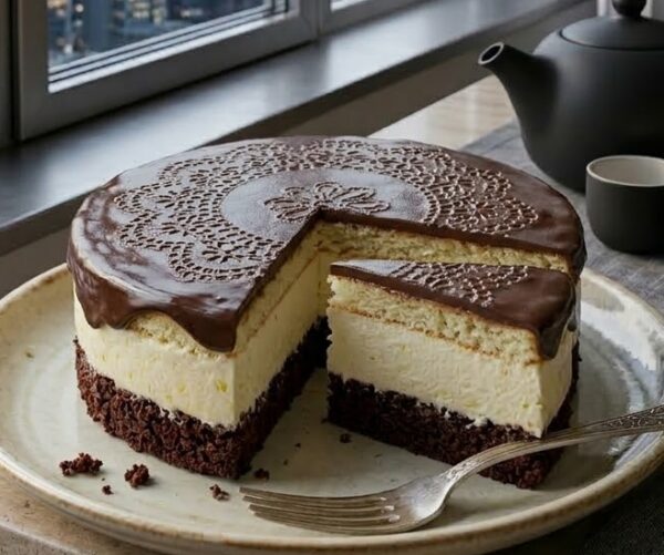 Домашний торт «Птичье молоко» с манкой