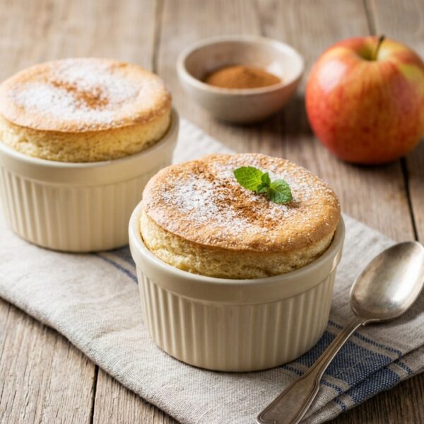 Яблочное суфле с корицей